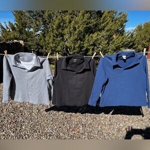 LLBean French Terry collared sweatshirt